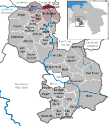 Quakenbrück – Mappa