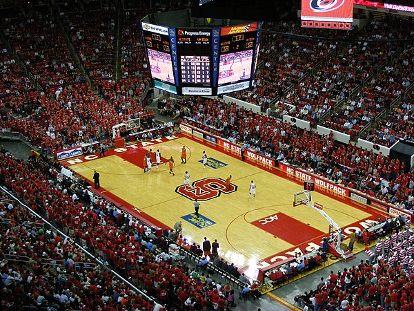 PNC Arena, which opened in 1999, is the current home of Wolfpack basketball.