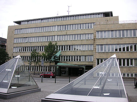 The former headquarters of DR, Radiohuset on Rosenørns Allé
