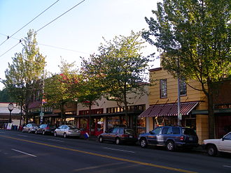 Rainier Avenue in Columbia City Rainier Avenue; Columbia City, Seattle.JPG