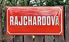 Čeština: Rajchardova ulice v Hradištku English: Rajchardova street, Hradištko, Czech Republic.