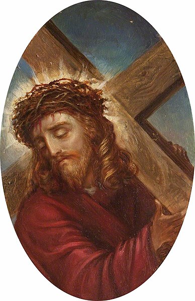 File:Rebecca Dulcibella Orpen (1830-1923) - Christ Carrying the Cross - 343181.6 - National Trust.jpg