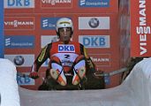 Deutsch: Vorletztes Saisonrennen im Rennrodel-Weltcup der Saison 2014/15 vom 19. bis 22. Februar 2015 in Altenberg/Erzgebirge. Tag 2: Nationencups. English: Luge world cup race season 2014/15 in Altenberg/Germany, 19th to 22nd Februar 2015. Day 2: Nations cup races.