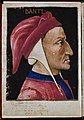 Ricc. 1040, c. 1v Ritratto di Dante