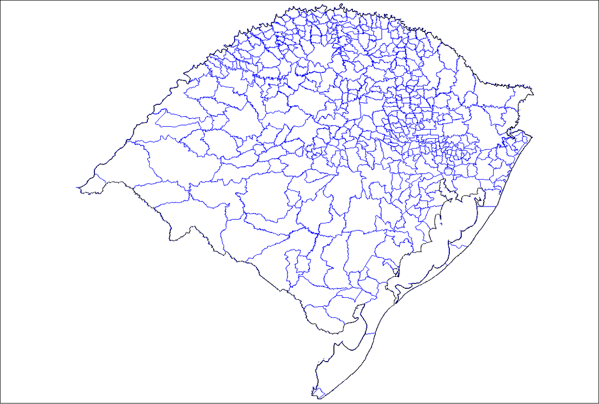 File Rio Grande Do Sul Municipalities Png Wikimedia Commons