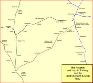 Royston and Hitchin Railway Railway line in Hertfordshire and Cambridgeshire, England