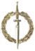 SANDF - BADGE - Qualification - Special Forces Operator's Proficiency Badge (Gold), MMD.png