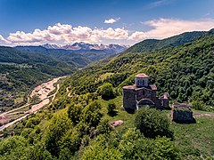 Сентински храм, река Теберда, мај 2018.