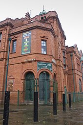 Salford Lads' Club, on the corner of St. Ignatius Walk and Coronation Street, Ordsall