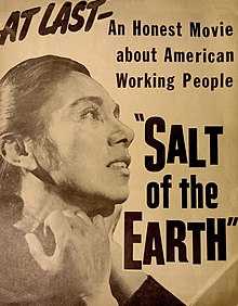 Description de l'image Salt of the Earth (1954 film poster).jpg.