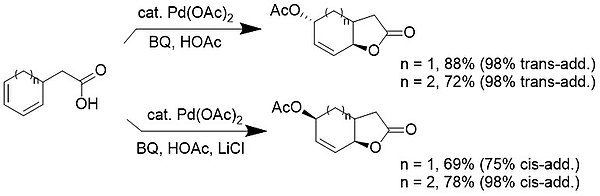 Scheme 6. Pd-catalysis intermolecular 1,4-additions of 1,3-dienes