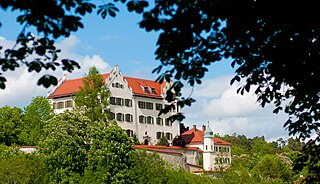 Duttenstein Castle building in Dischingen, Stuttgart Government Region, Bade-Württemberg, Germany