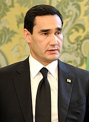 TurkmenistanSerdar BerdimuhamedowPresident of Turkmenistan[44]