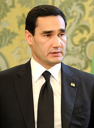 <span class="mw-page-title-main">Serdar Berdimuhamedow</span> 3rd president of Turkmenistan