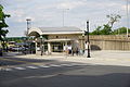 Shirlington Bus Station, viewed from the south. Located at 2975 South Quincy Street, Arlington, Virginia.