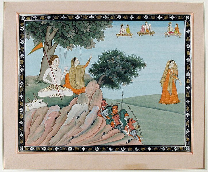 File:Shiva and Parvati (Shiva sends Parvati away) (6125136712).jpg