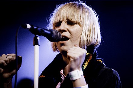 Sia performing at South by Southwest in 2008