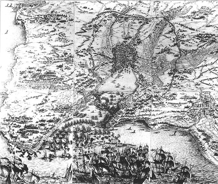 File:Siege of La Rochelle by Jacques Callot 1630.jpg