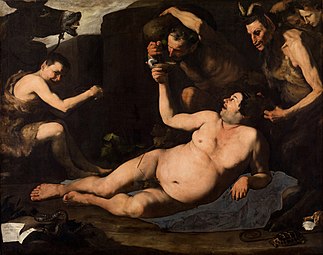 Drunken Silenus, 1626, 185 x 229 cm., Museo di Capodimonte