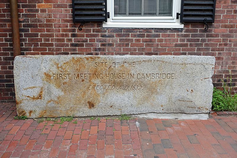 File:Site of the First Meeting House in Cambridge, erected AD 1632 - Cambridge, MA - DSC01631.jpg