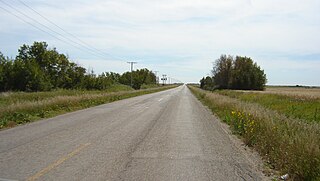 SK Hwy 35 mezi Fort Qu'Appelle a Qu'Appelle