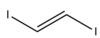 Skeletal formula of Trans-1,2-DIIODOETHYLENE