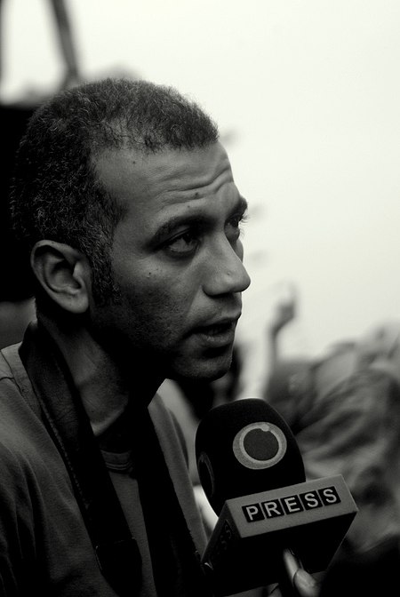 Socialist Blogger and Activist Hossam El Hamalawy talking to Press TV.jpg