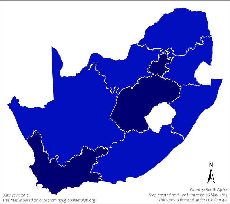 List of South African provinces by Human Development Index - Wikipedia