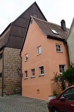 Spalt, Spitzenberg 6, Rückseite, Gänsgasse 1, 001