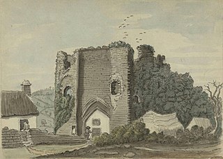 Lanblethian Castle from N. East