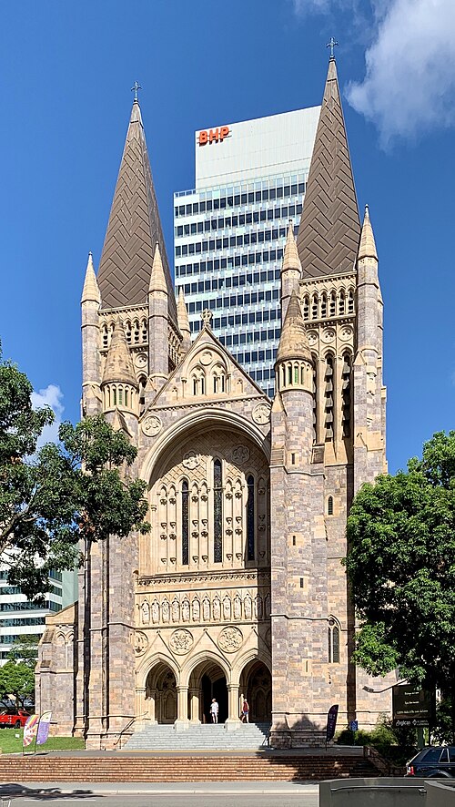 Image: St John's Cathedral, Brisbane, in 2020, 03 (cropped)