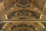 Wooden roof framing