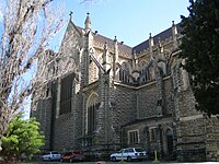 The apse and transept of the 1930 portion of the cathedral St Mary's Cathedral, Perth - 2005.jpg