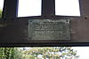 St Stephen's Church lych gate plaque, Selly Park, Birmingham - 20120128.jpg