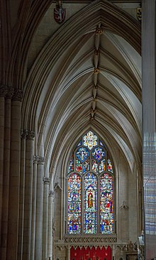 Stained glass at York Minster Stained glass yorkminster 8424.jpg