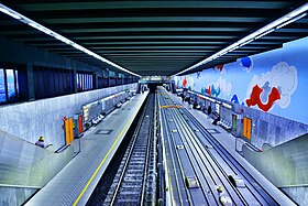 Image illustrative de l’article Jacques Brel (métro de Bruxelles)