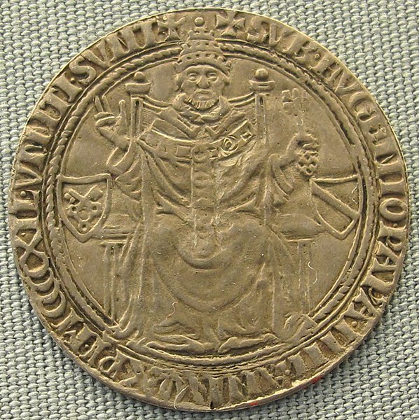 File:Stato della chiesa, moneta commemorativa a di eugenio IV, 1439 ca..JPG