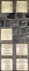 Stolpersteine Schwarz/Daniels/Fruitman