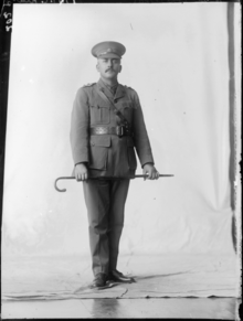 Studio portrait of Lieutenant Harry Edward Bolton, 1917