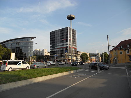 Stuttgart Charlottenplatz Verkehr 2