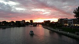 Sunset over the Erie Canal in North Tonawanda, NY..jpg