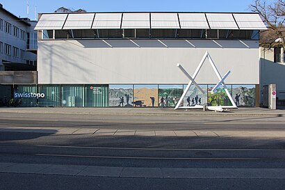 So kommt man zu Bundesamt Für Landestopografie Swisstopo mit den Öffentlichen - Mehr zum Ort Hier