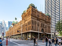 Queen Victoria Building en Sydney, estilo neorrománico (1898)