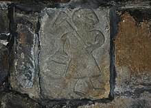 Th' owd Man, the oldest known representation of a miner T'owd Man - geograph.org.uk - 2326157.jpg