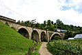 Eisenbahnviadukt über den Fluss Telcișor