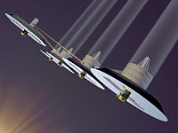 Terrestrial Planet Finder - Infrared interferometer concept Terrestrial Planet Finder PIA04499.jpg
