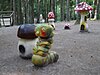 Mushroom play at Tērvete Nature Park.