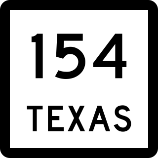 <span class="mw-page-title-main">Texas State Highway 154</span>