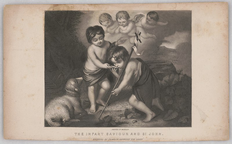 File:The infant saviour and St. John - painted by Murillo ; engraved by T.B. Welch, expressly for "Godey". LCCN2013650049.jpg