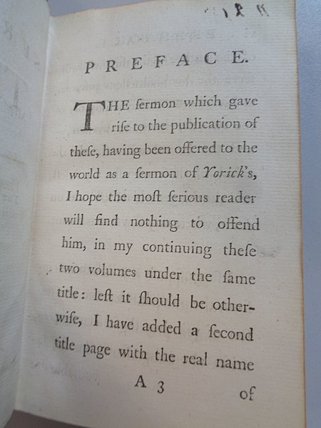 File:The sermons of M. Yorick (Laurence Sterne), 1768 - Bibliothèque de Dijon, fonds ancien (5).jpg